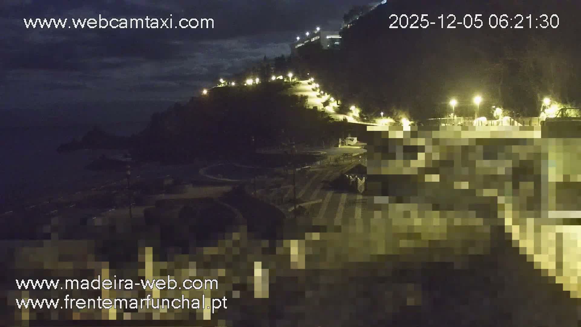 Sao Martinho, Praia da Ponta Gorda Coast Live Cam - Funchal, Madeira, Portugal