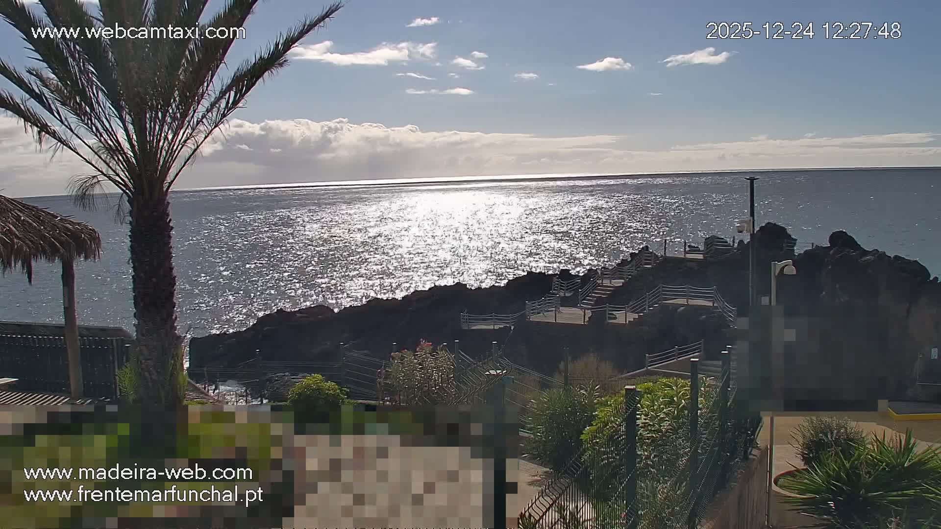 Sao Martinho, Praia da Ponta Gorda Coast Live Cam - Funchal, Madeira, Portugal