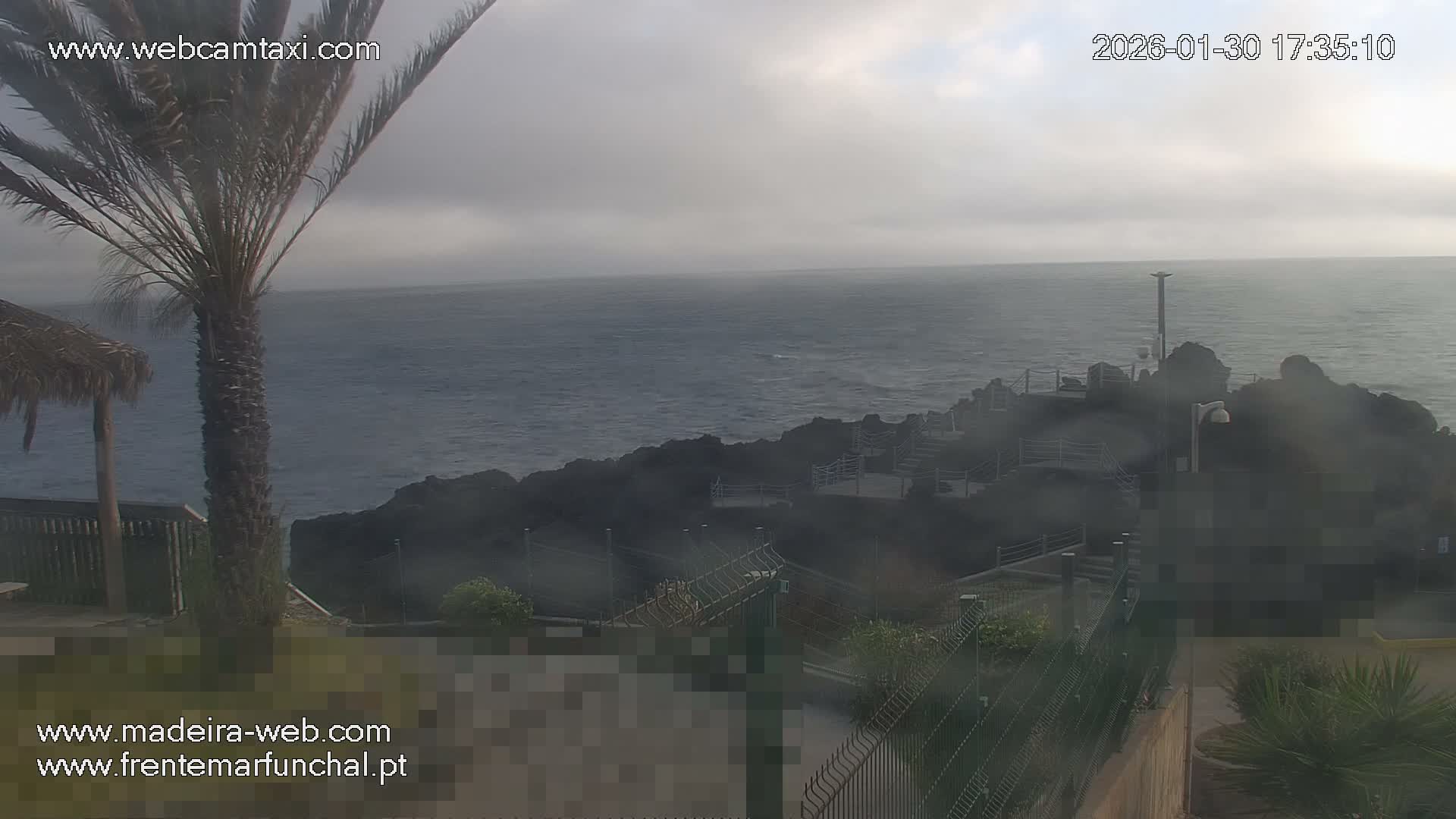 Sao Martinho, Praia da Ponta Gorda Coast Live Cam - Funchal, Madeira, Portugal