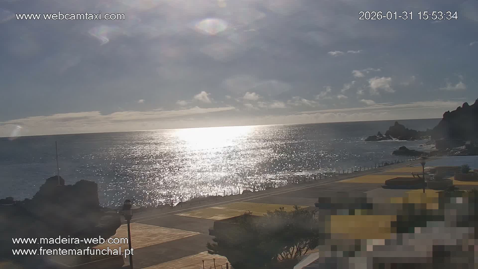 Sao Martinho, Praia da Ponta Gorda Coast Live Cam - Funchal, Madeira, Portugal