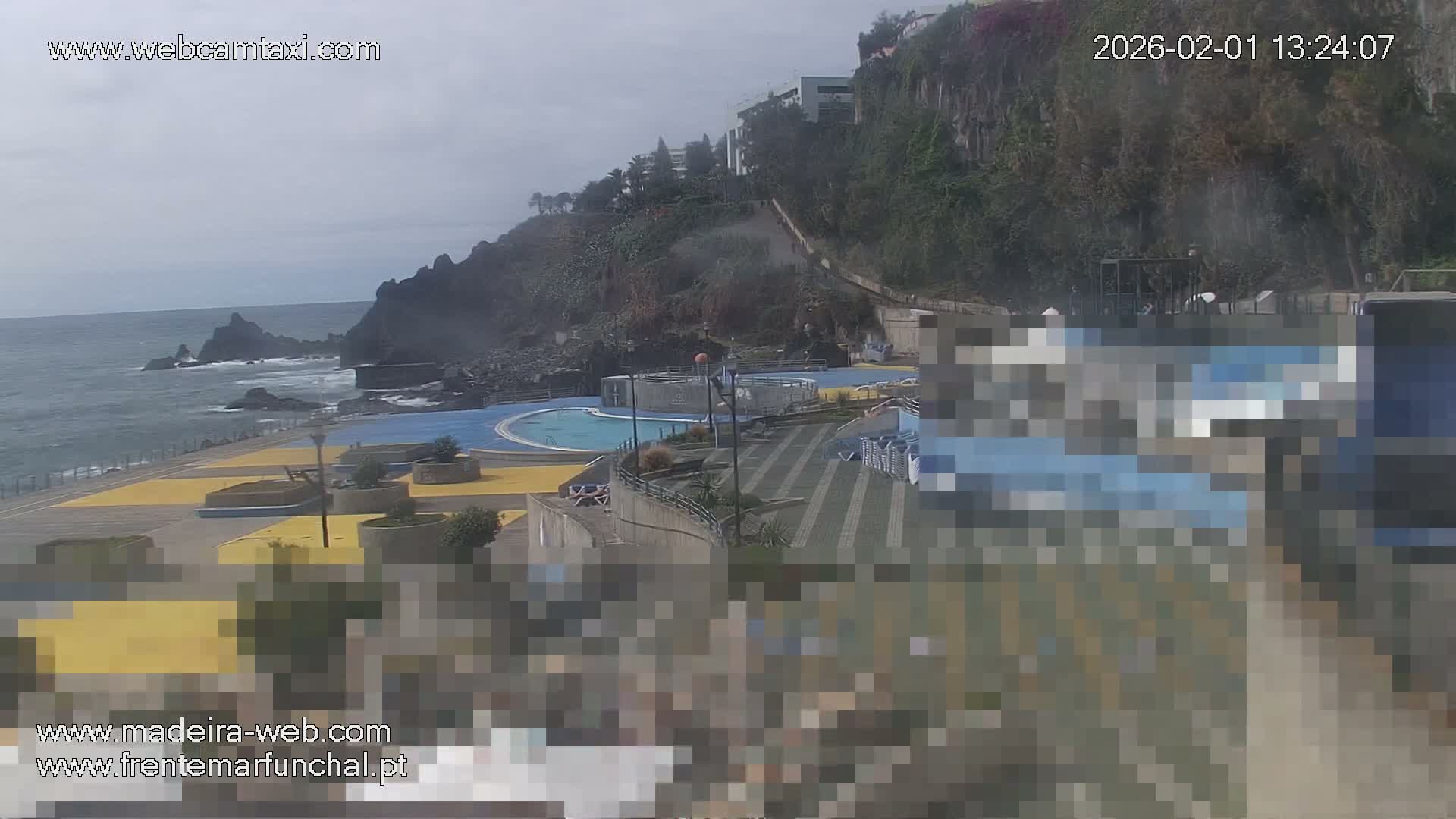 Sao Martinho, Praia da Ponta Gorda Coast Live Cam - Funchal, Madeira, Portugal