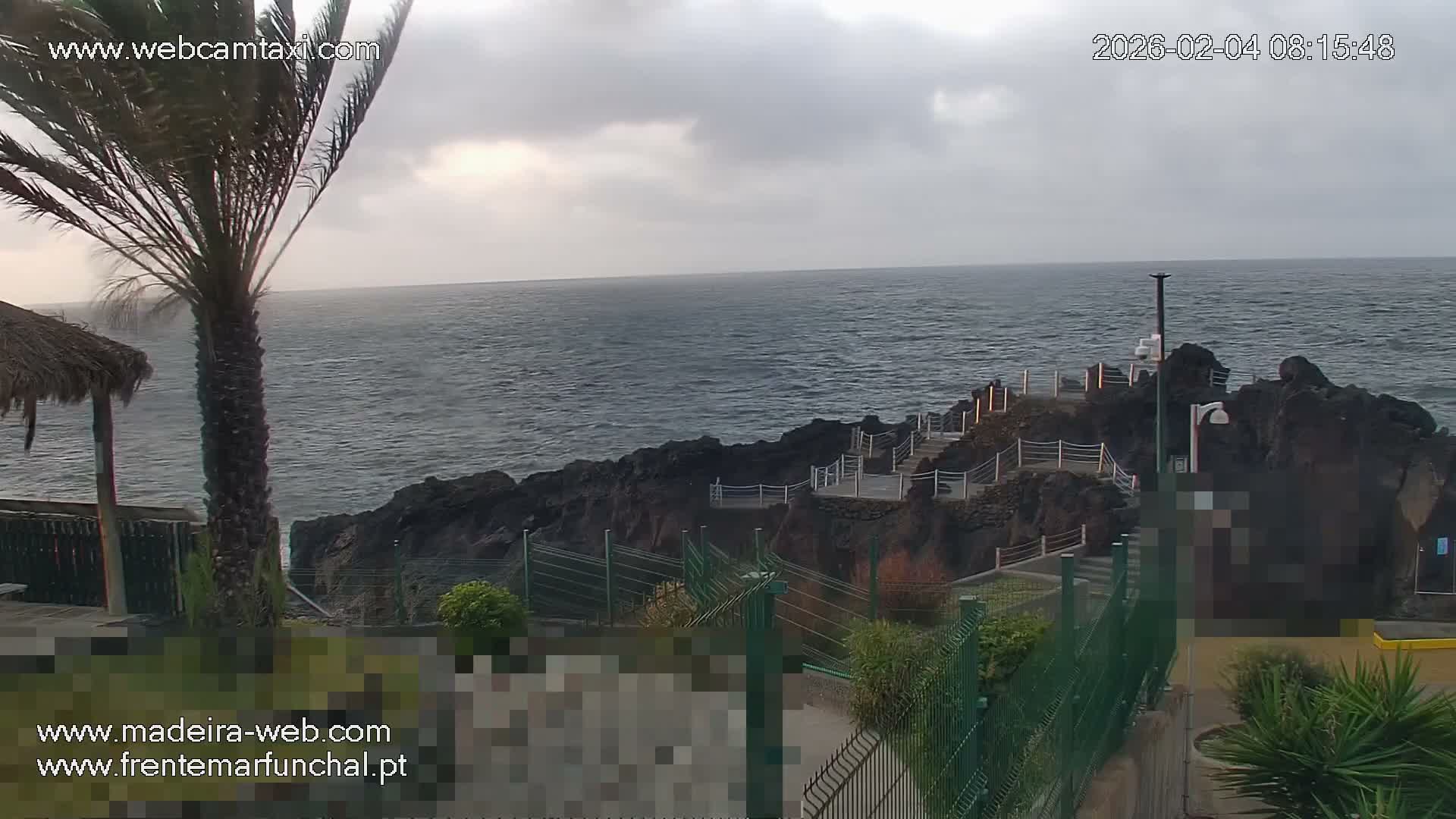 Sao Martinho, Praia da Ponta Gorda Coast Live Cam - Funchal, Madeira, Portugal