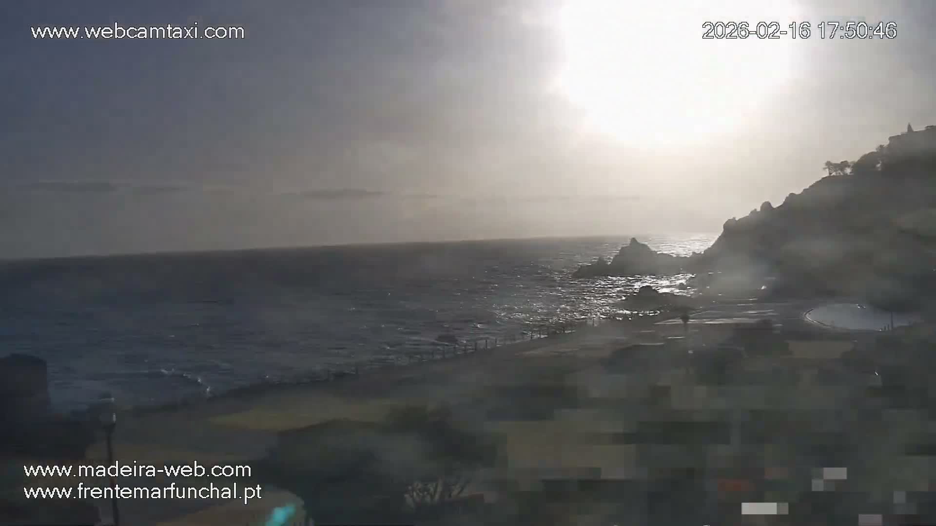 Sao Martinho, Praia da Ponta Gorda Coast Live Cam - Funchal, Madeira, Portugal