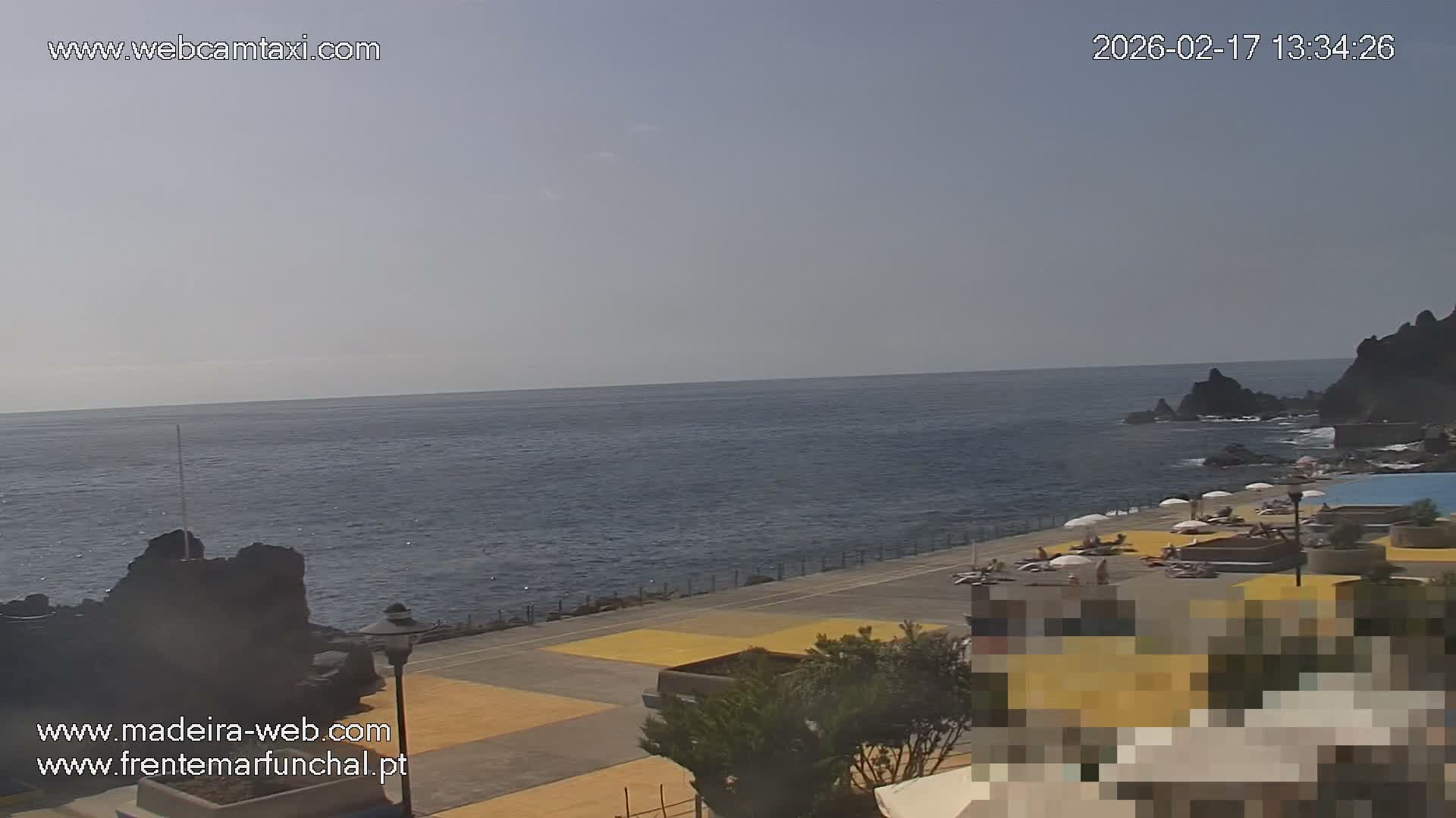 Sao Martinho, Praia da Ponta Gorda Coast Live Cam - Funchal, Madeira, Portugal