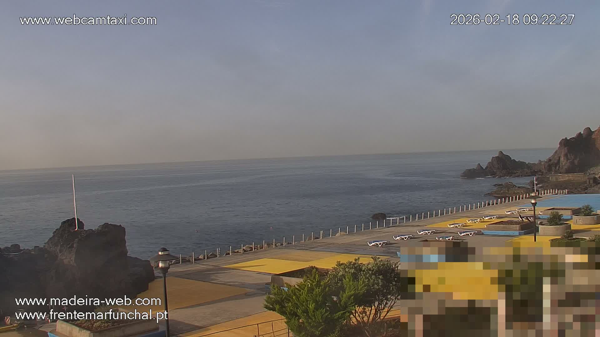 Sao Martinho, Praia da Ponta Gorda Coast Live Cam - Funchal, Madeira, Portugal