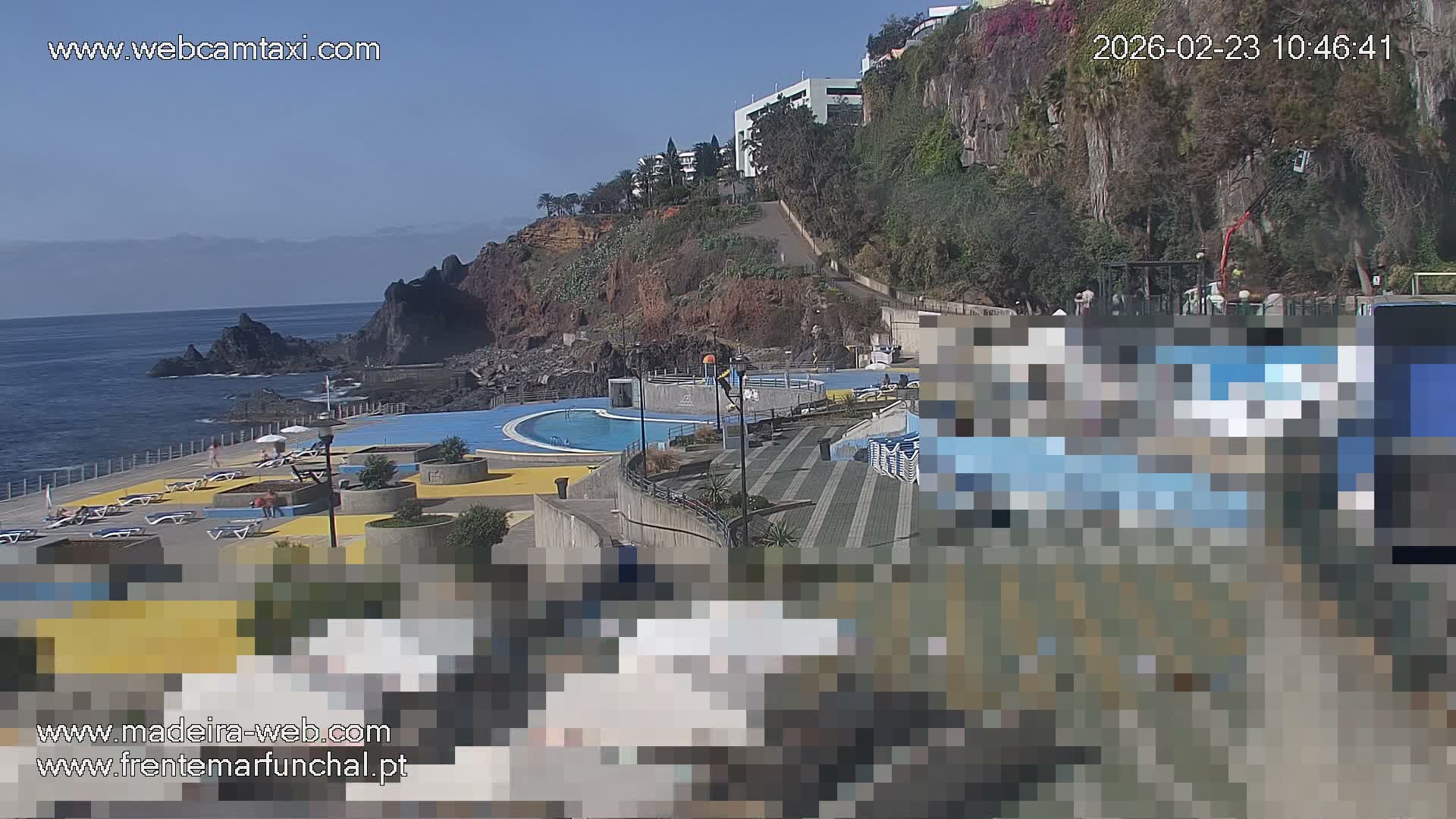 Sao Martinho, Praia da Ponta Gorda Coast Live Cam - Funchal, Madeira, Portugal