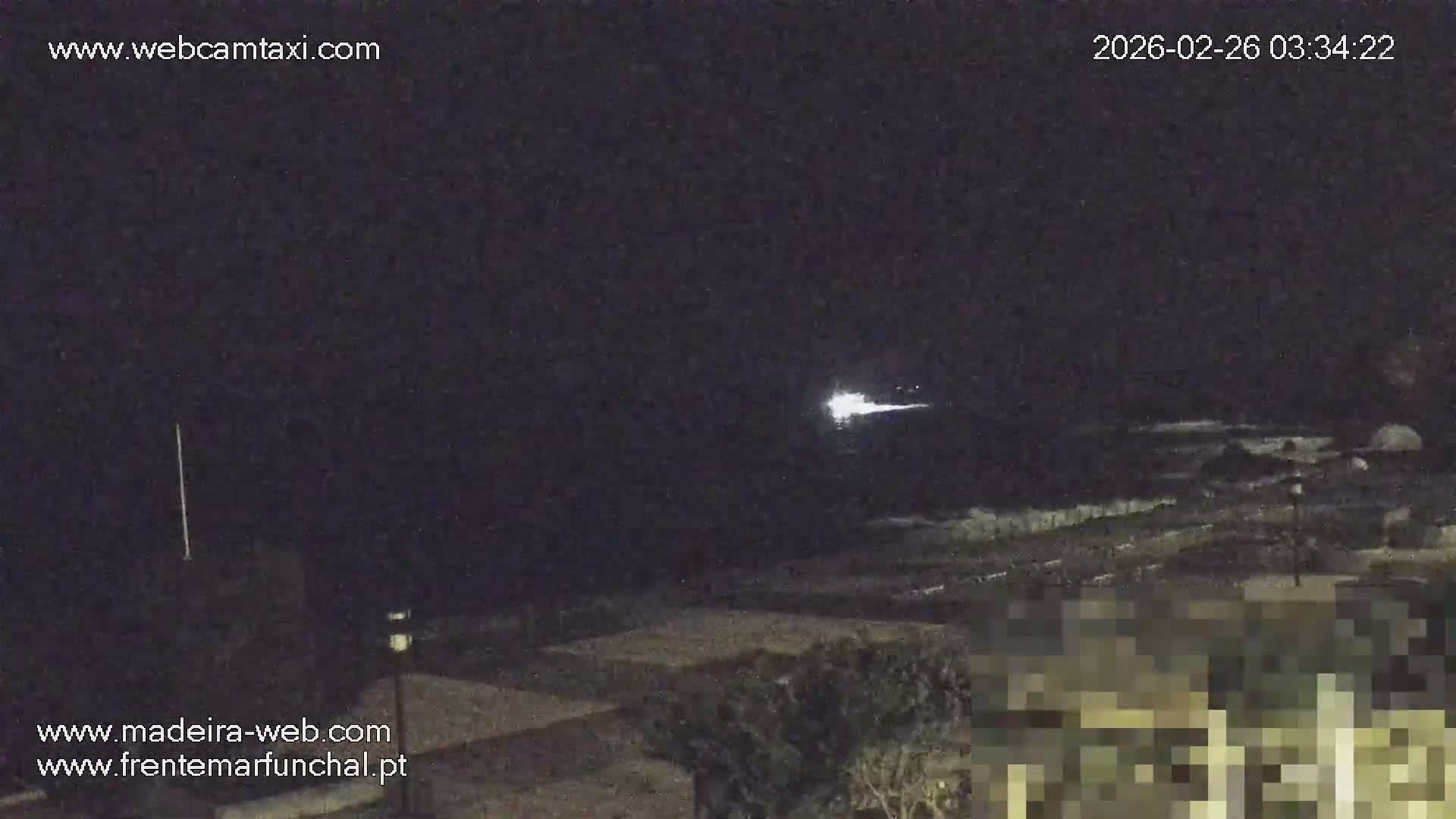 Sao Martinho, Praia da Ponta Gorda Coast Live Cam - Funchal, Madeira, Portugal
