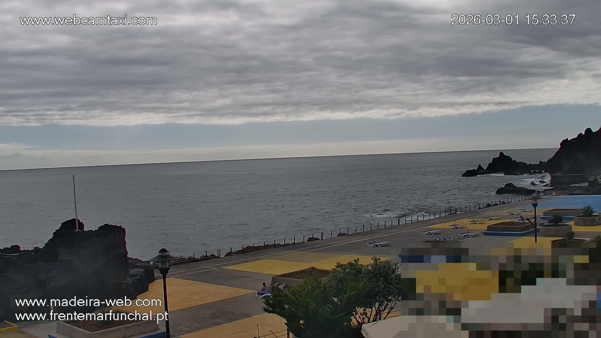 Sao Martinho, Praia da Ponta Gorda Coast Live Cam - Funchal, Madeira, Portugal
