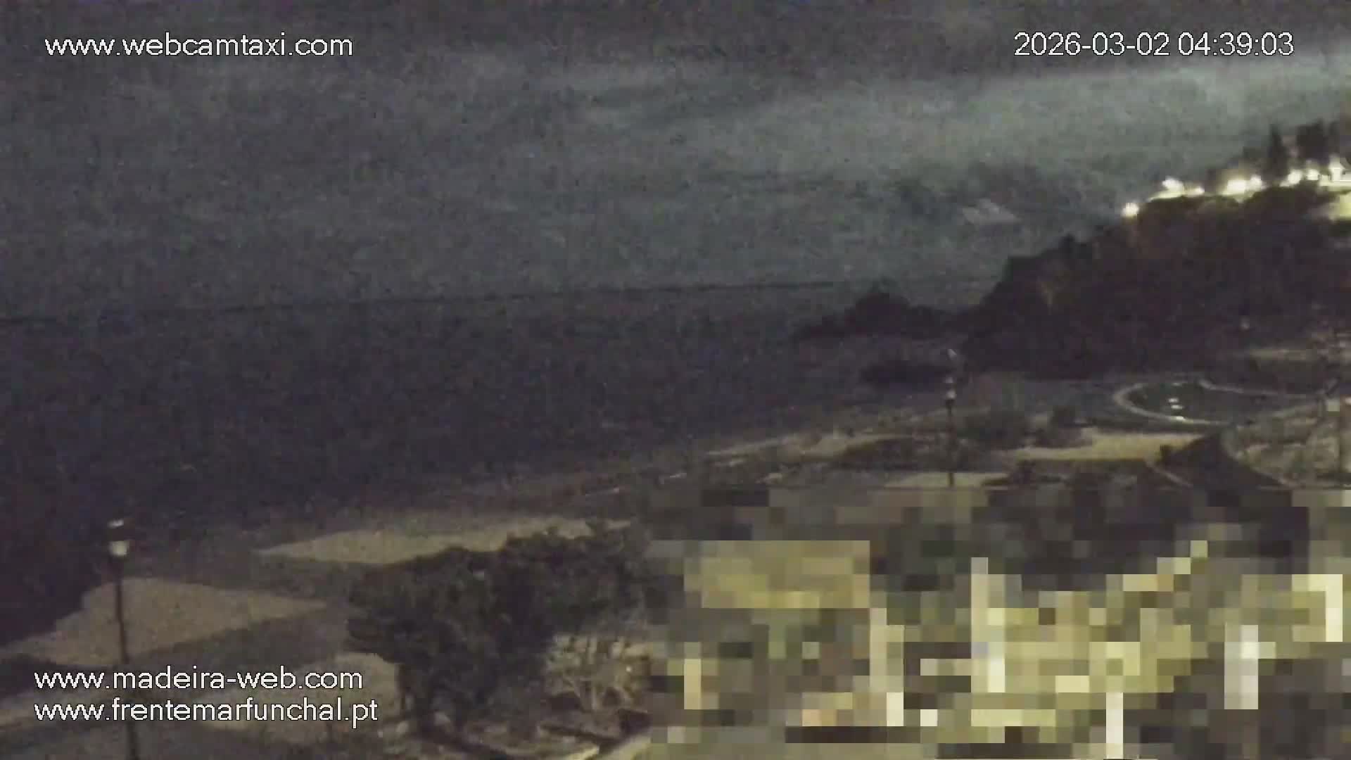 Sao Martinho, Praia da Ponta Gorda Coast Live Cam - Funchal, Madeira, Portugal