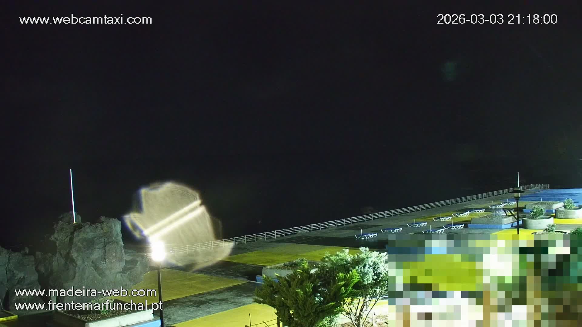Sao Martinho, Praia da Ponta Gorda Coast Live Cam - Funchal, Madeira, Portugal