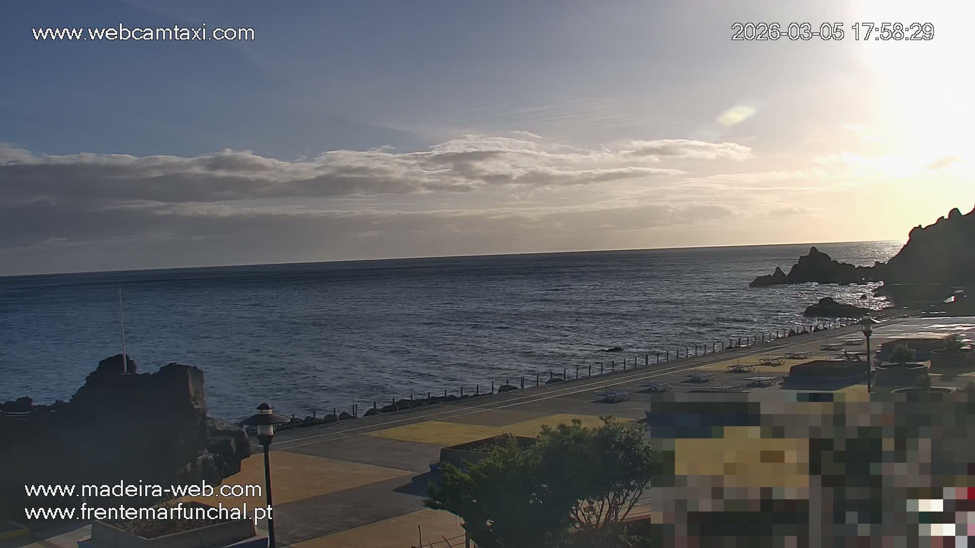 Sao Martinho, Praia da Ponta Gorda Coast Live Cam - Funchal, Madeira, Portugal