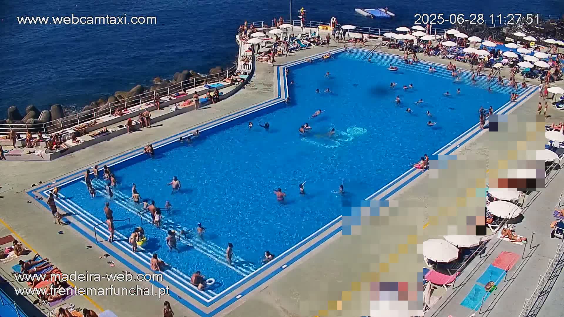 Sao Martinho, Lido Bathing Pool Complex Live Cam -  Funchal, Madeira, Portugal