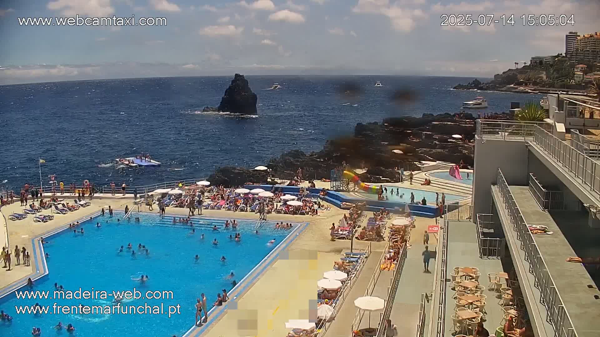 Sao Martinho, Lido Bathing Pool Complex Live Cam -  Funchal, Madeira, Portugal