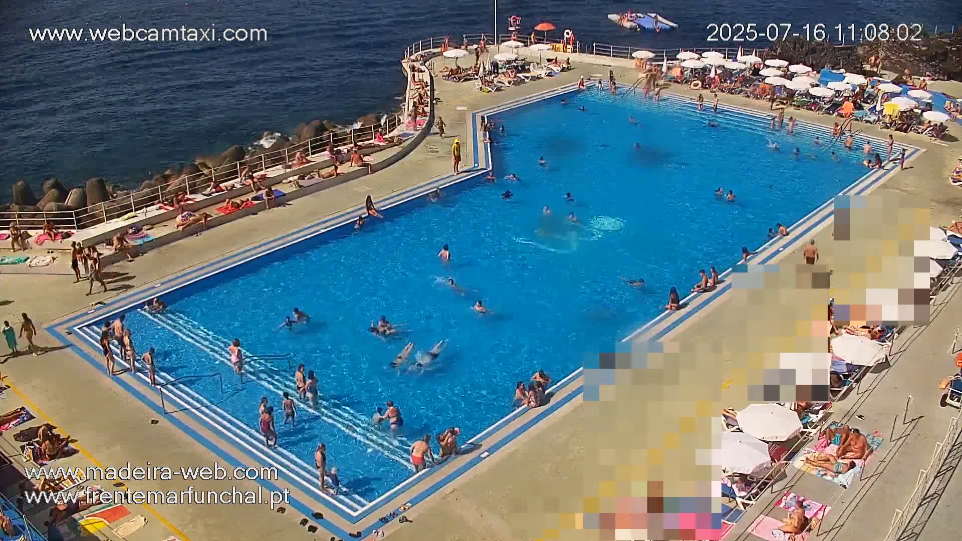 Sao Martinho, Lido Bathing Pool Complex Live Cam -  Funchal, Madeira, Portugal