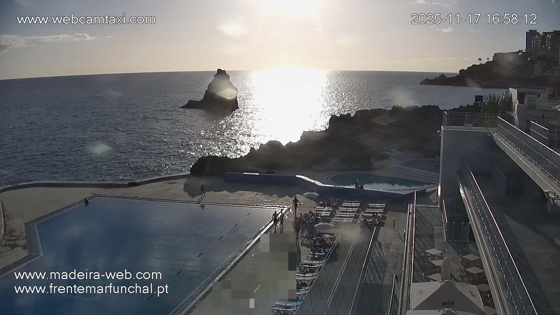 Sao Martinho, Lido Bathing Pool Complex Live Cam -  Funchal, Madeira, Portugal