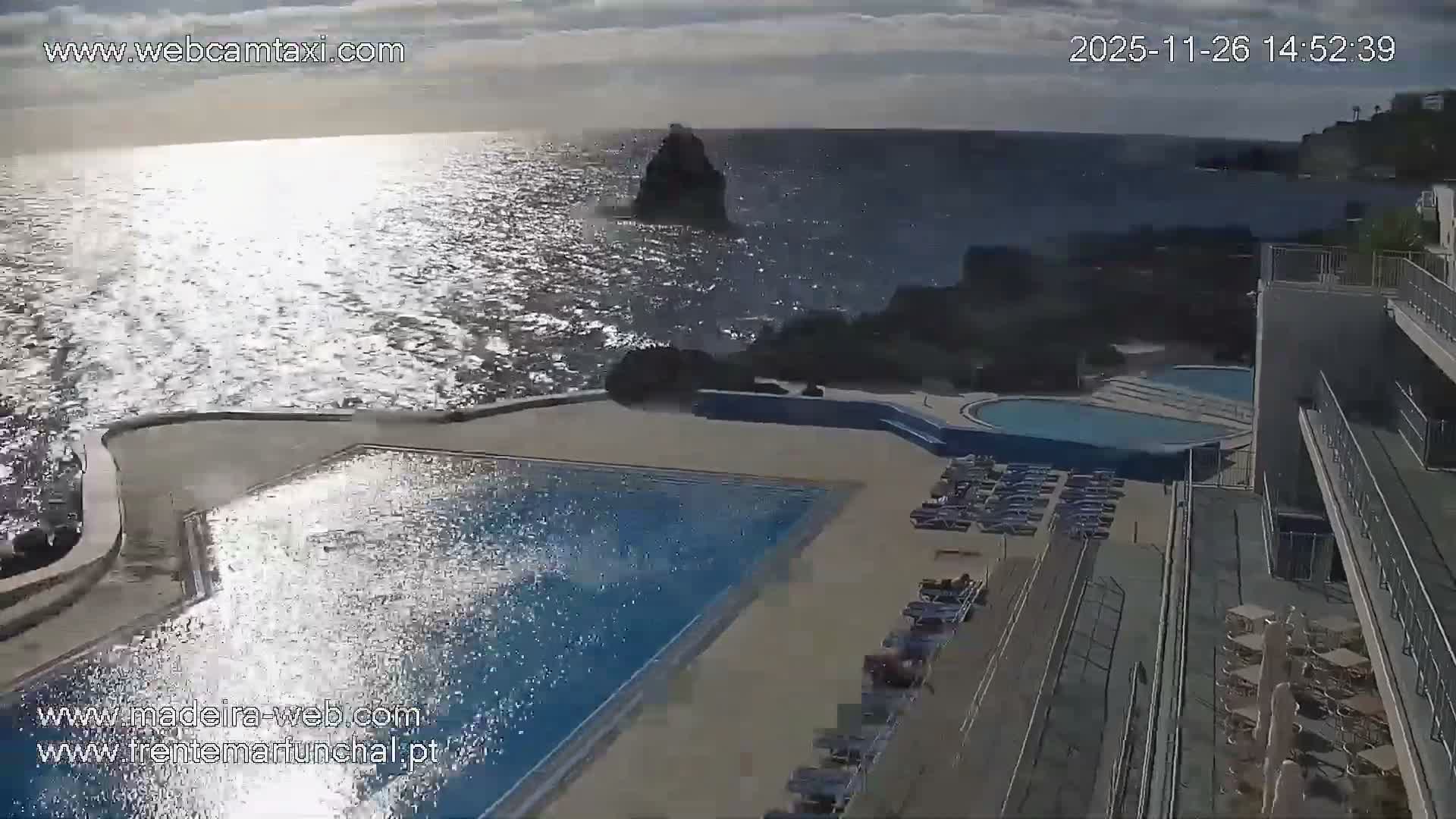 Sao Martinho, Lido Bathing Pool Complex Live Cam -  Funchal, Madeira, Portugal