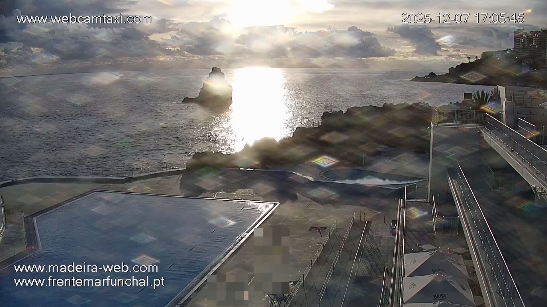 Sao Martinho, Lido Bathing Pool Complex Live Cam -  Funchal, Madeira, Portugal