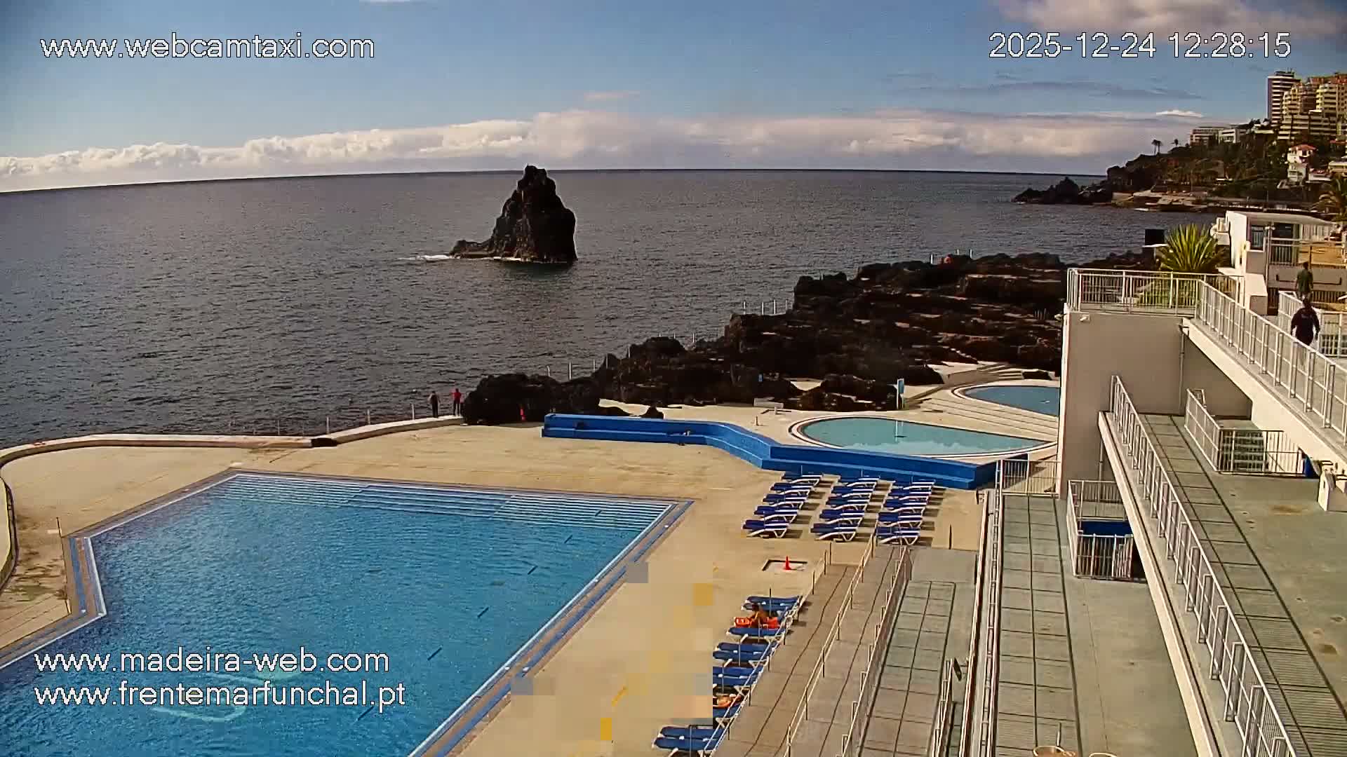 Sao Martinho, Lido Bathing Pool Complex Live Cam -  Funchal, Madeira, Portugal