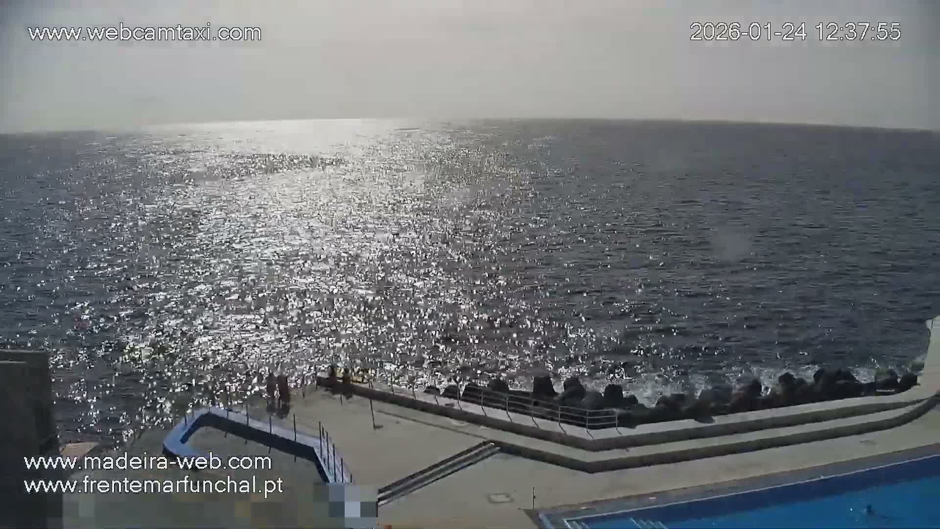 Sao Martinho, Lido Bathing Pool Complex Live Cam -  Funchal, Madeira, Portugal