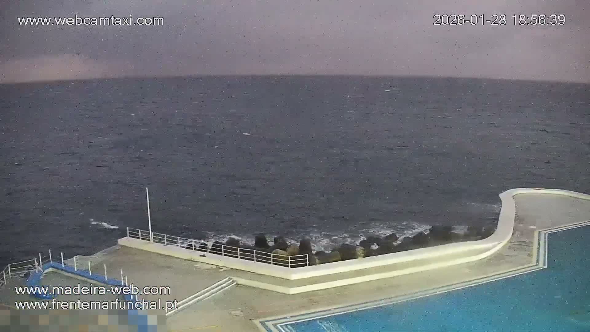 Sao Martinho, Lido Bathing Pool Complex Live Cam -  Funchal, Madeira, Portugal