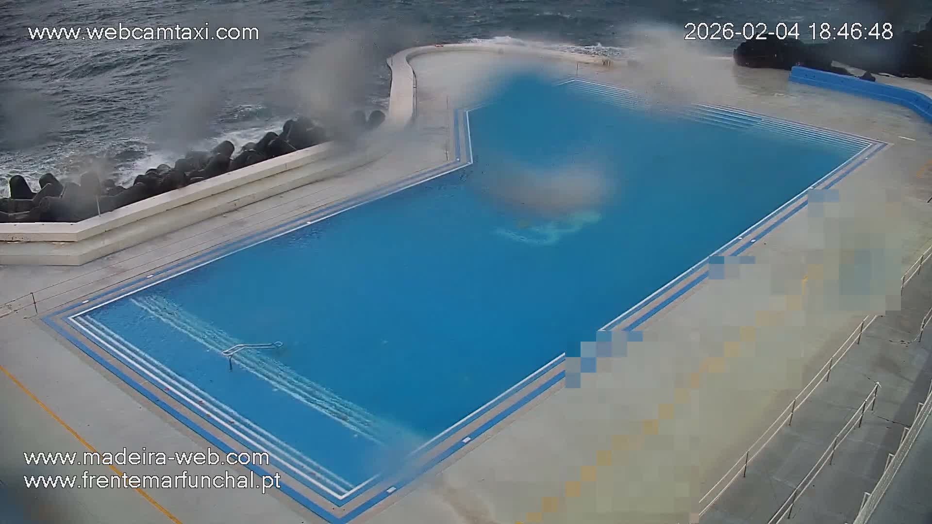 Sao Martinho, Lido Bathing Pool Complex Live Cam -  Funchal, Madeira, Portugal