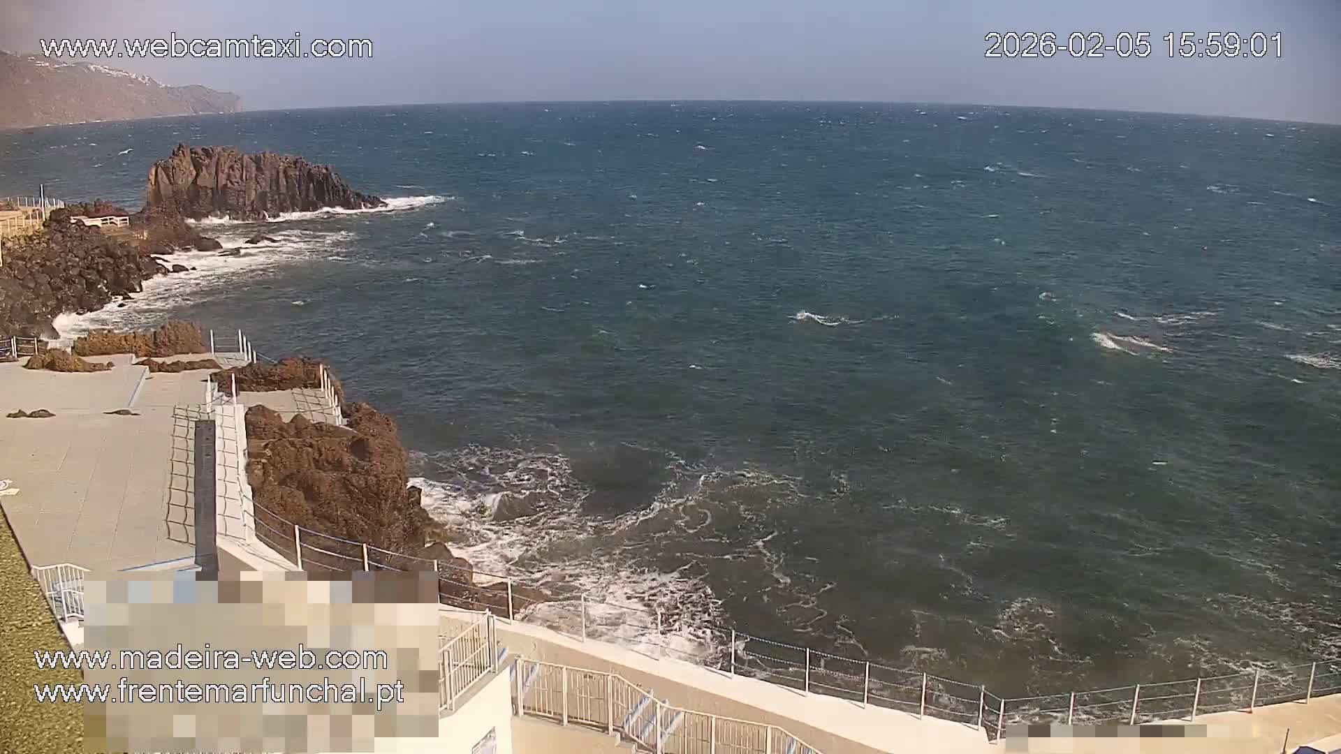 Sao Martinho, Lido Bathing Pool Complex Live Cam -  Funchal, Madeira, Portugal