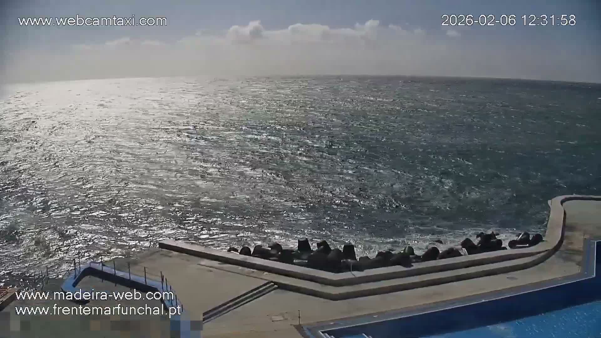 Sao Martinho, Lido Bathing Pool Complex Live Cam -  Funchal, Madeira, Portugal