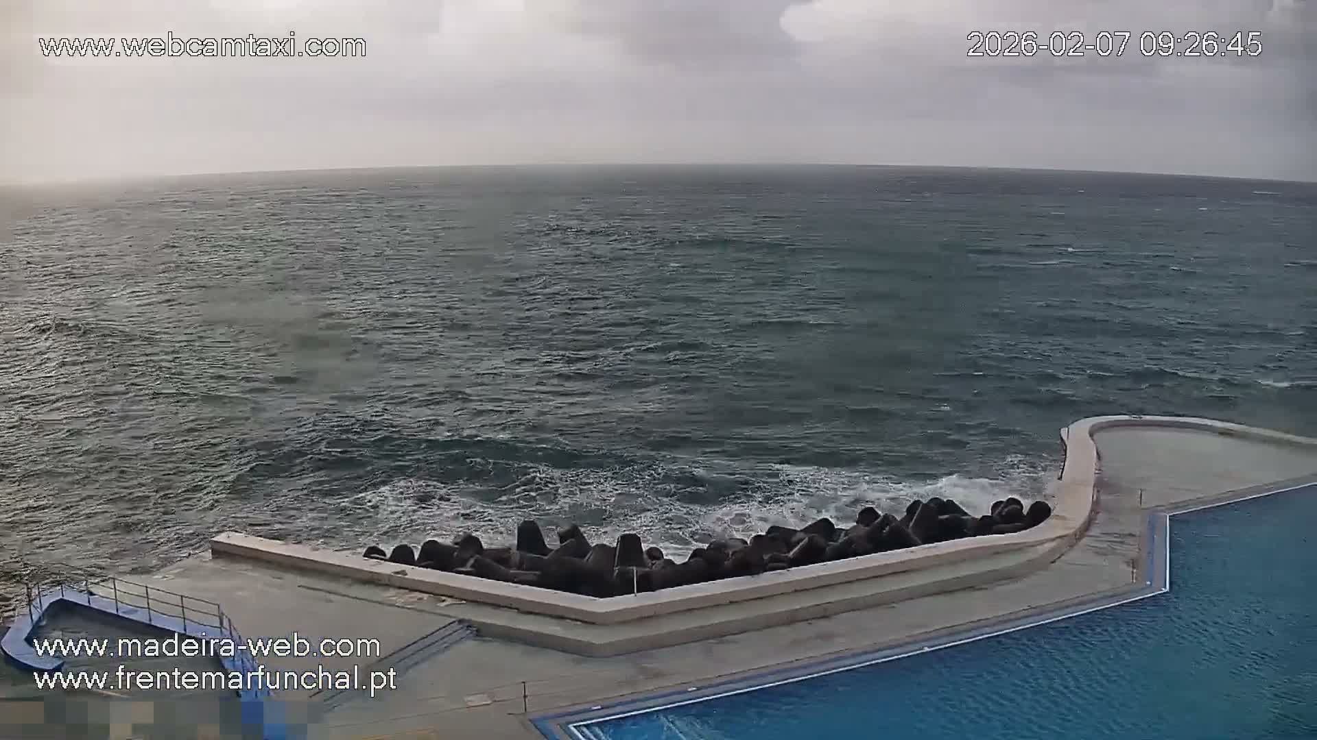 Sao Martinho, Lido Bathing Pool Complex Live Cam -  Funchal, Madeira, Portugal