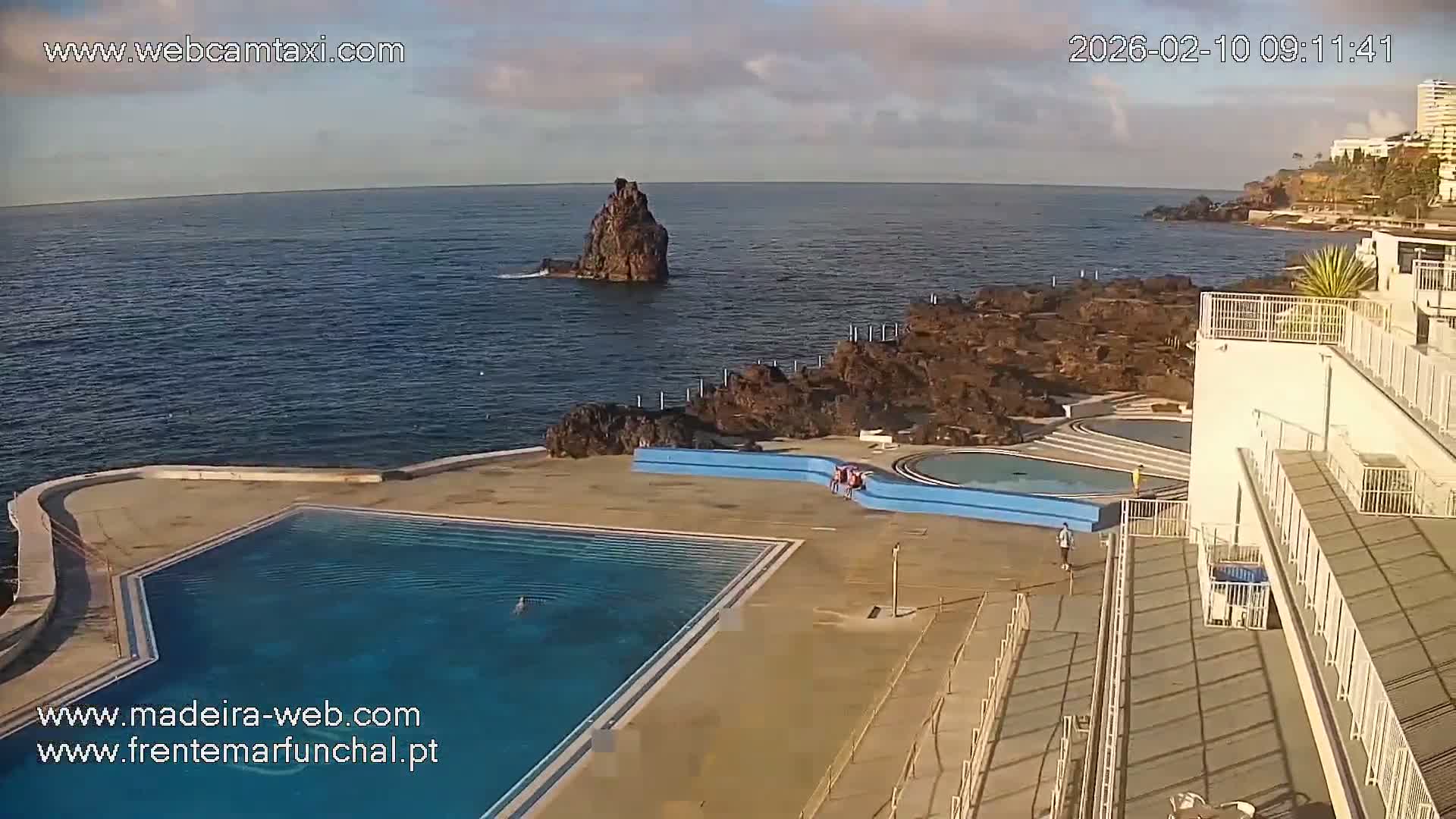 Sao Martinho, Lido Bathing Pool Complex Live Cam -  Funchal, Madeira, Portugal