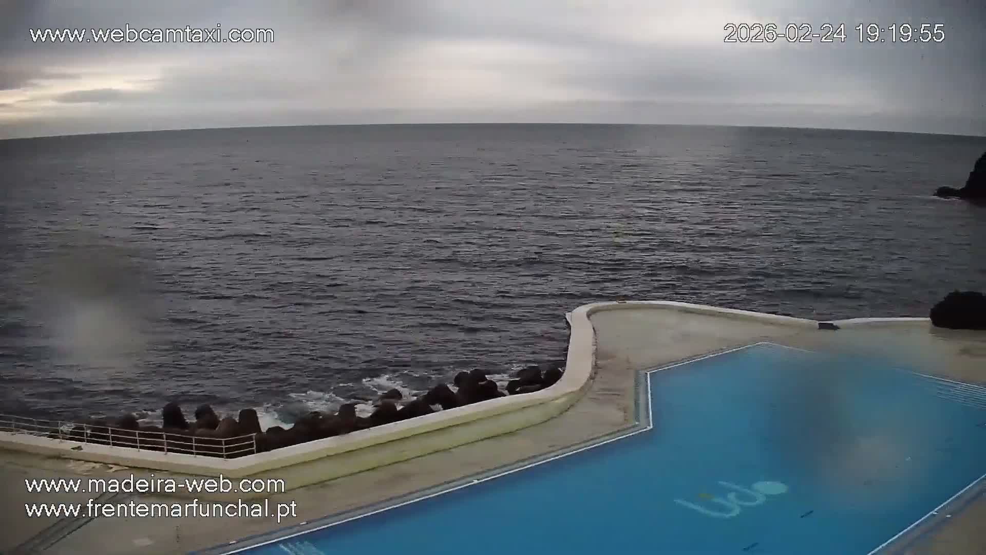 Sao Martinho, Lido Bathing Pool Complex Live Cam -  Funchal, Madeira, Portugal