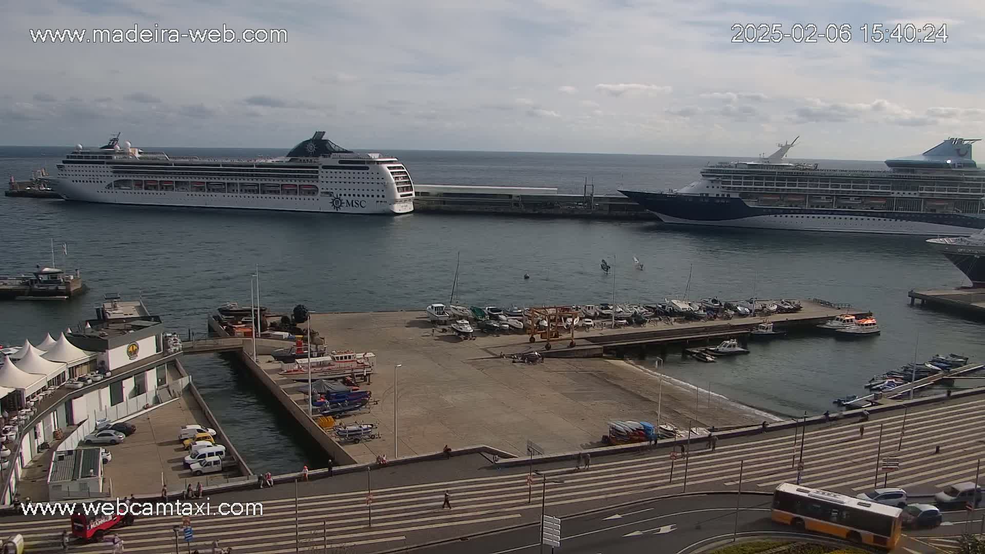 Funchal Marina & Coast Live Cam - Funchal, Madeira, Portugal
