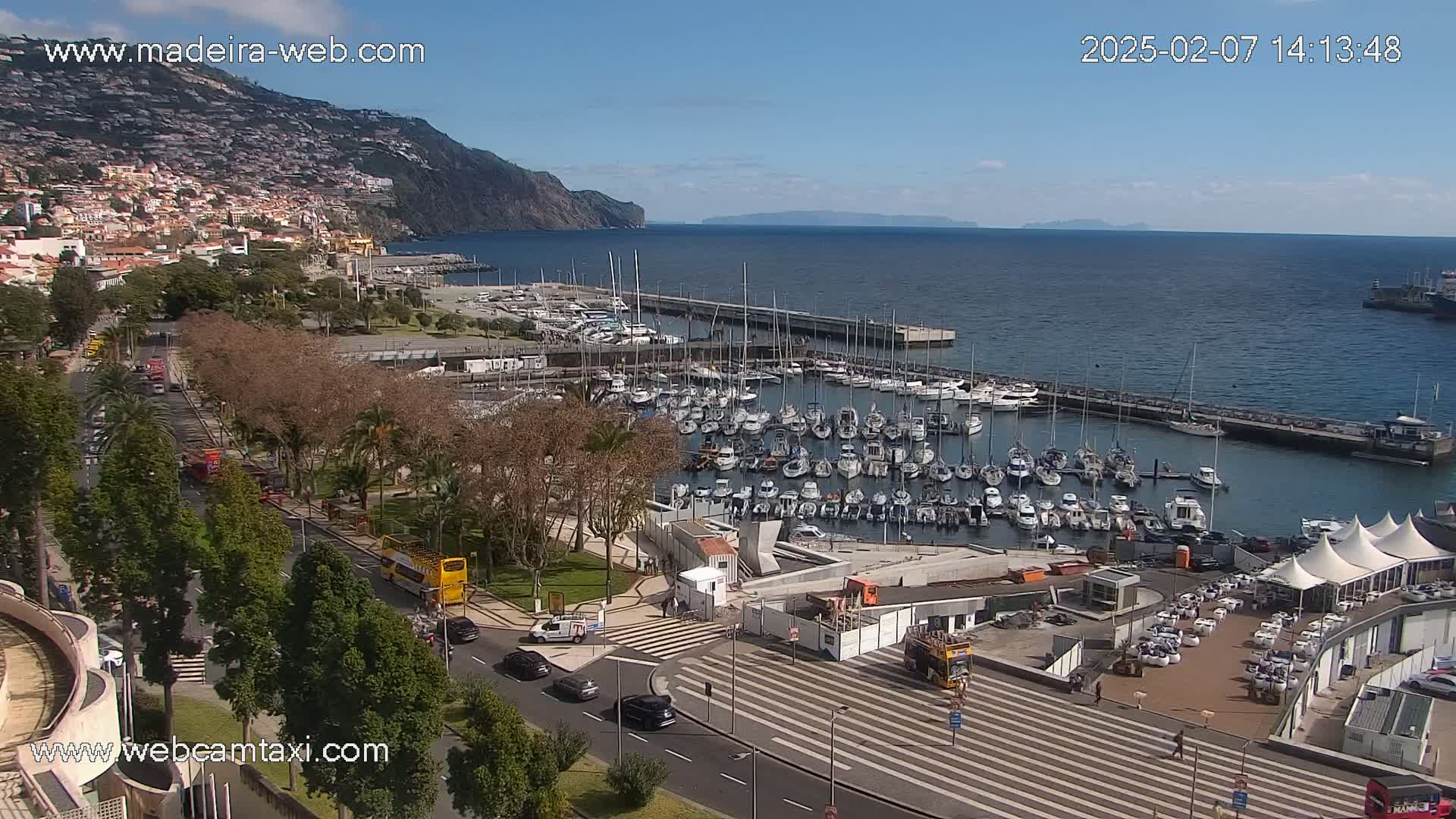 Funchal Marina & Coast Live Cam - Funchal, Madeira, Portugal