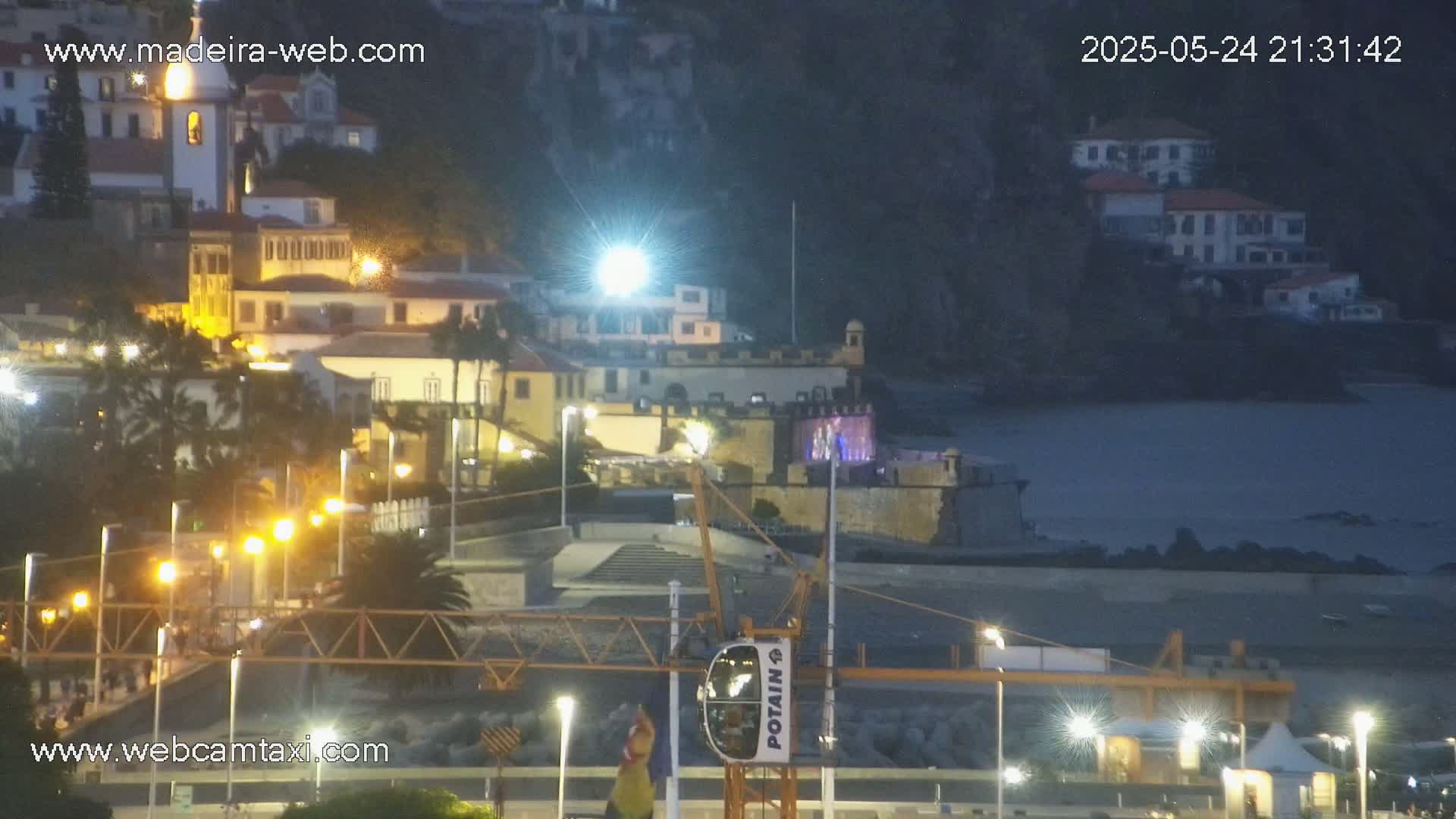 Funchal Marina & Coast Live Cam - Funchal, Madeira, Portugal