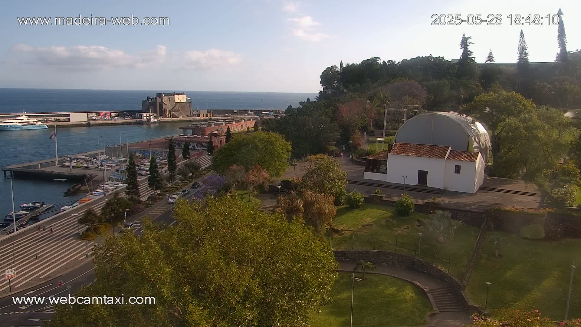 Funchal Marina & Coast Live Cam - Funchal, Madeira, Portugal