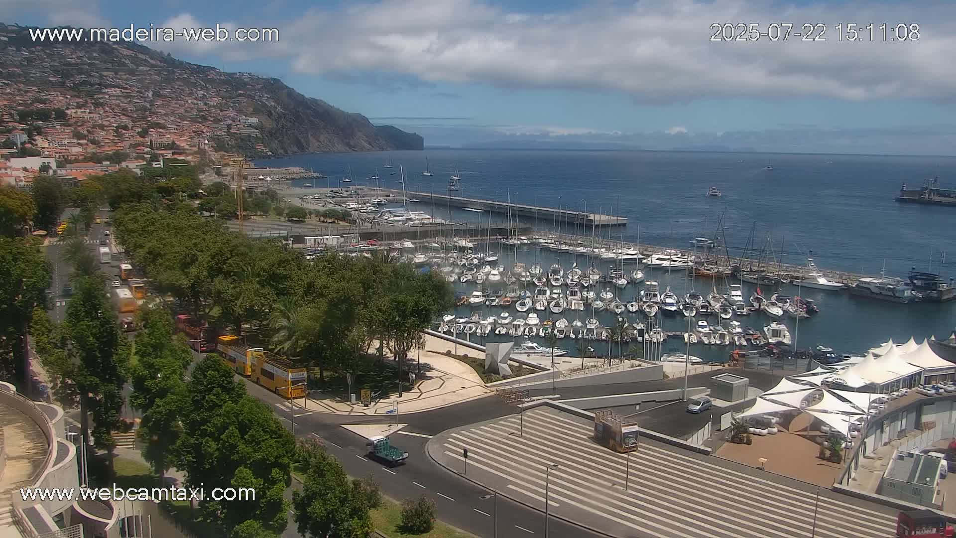 Funchal Marina & Coast Live Cam - Funchal, Madeira, Portugal