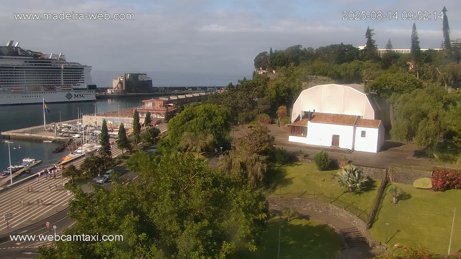 Funchal Marina & Coast Live Cam - Funchal, Madeira, Portugal
