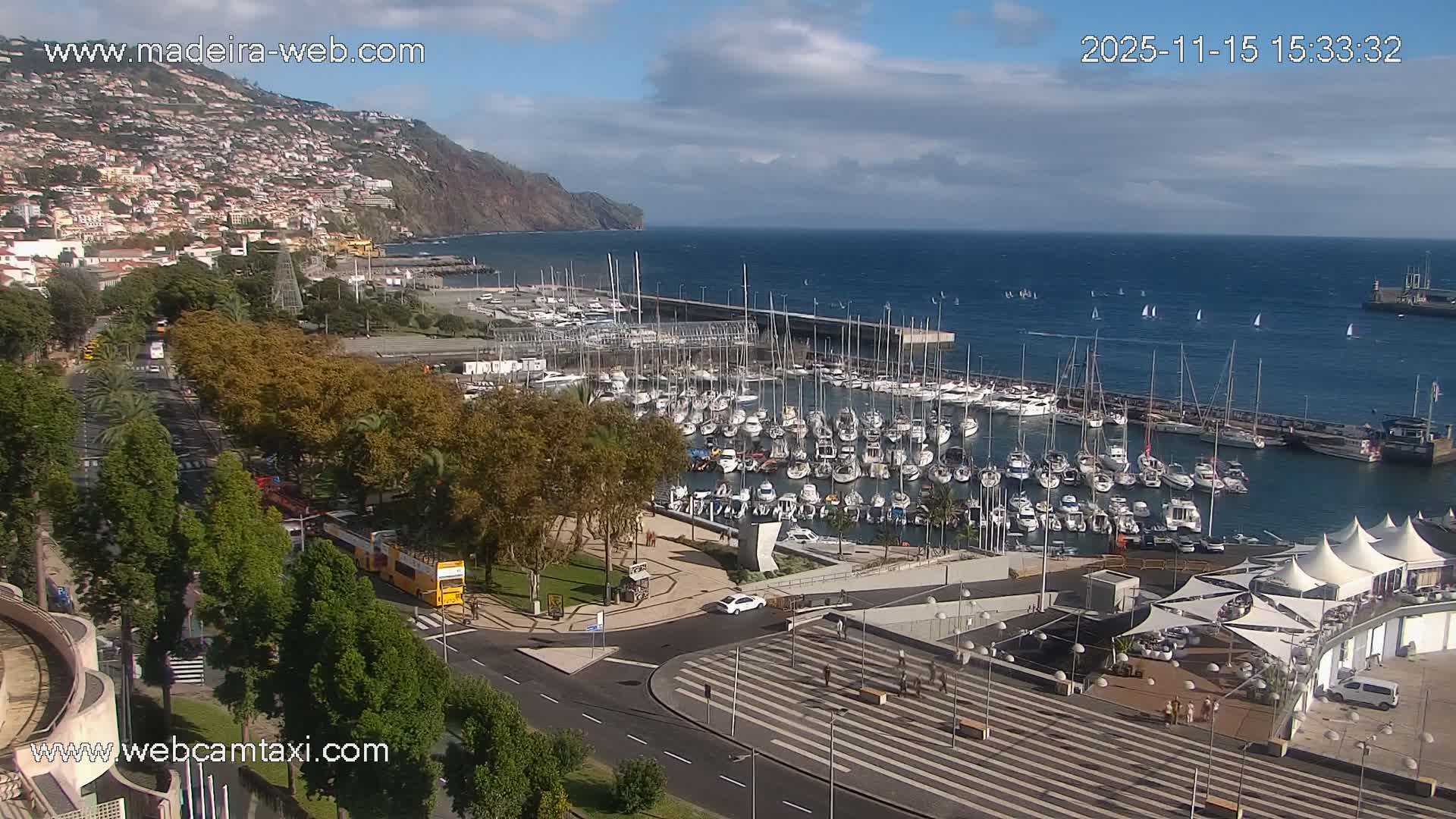 Funchal Marina & Coast Live Cam - Funchal, Madeira, Portugal
