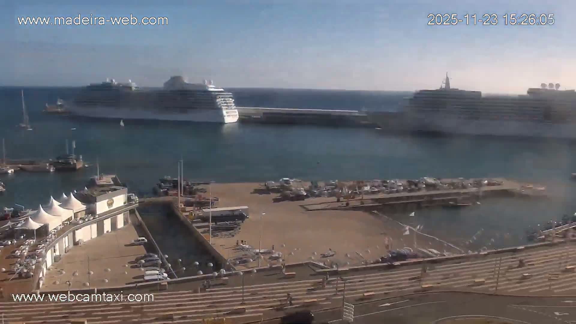 Funchal Marina & Coast Live Cam - Funchal, Madeira, Portugal