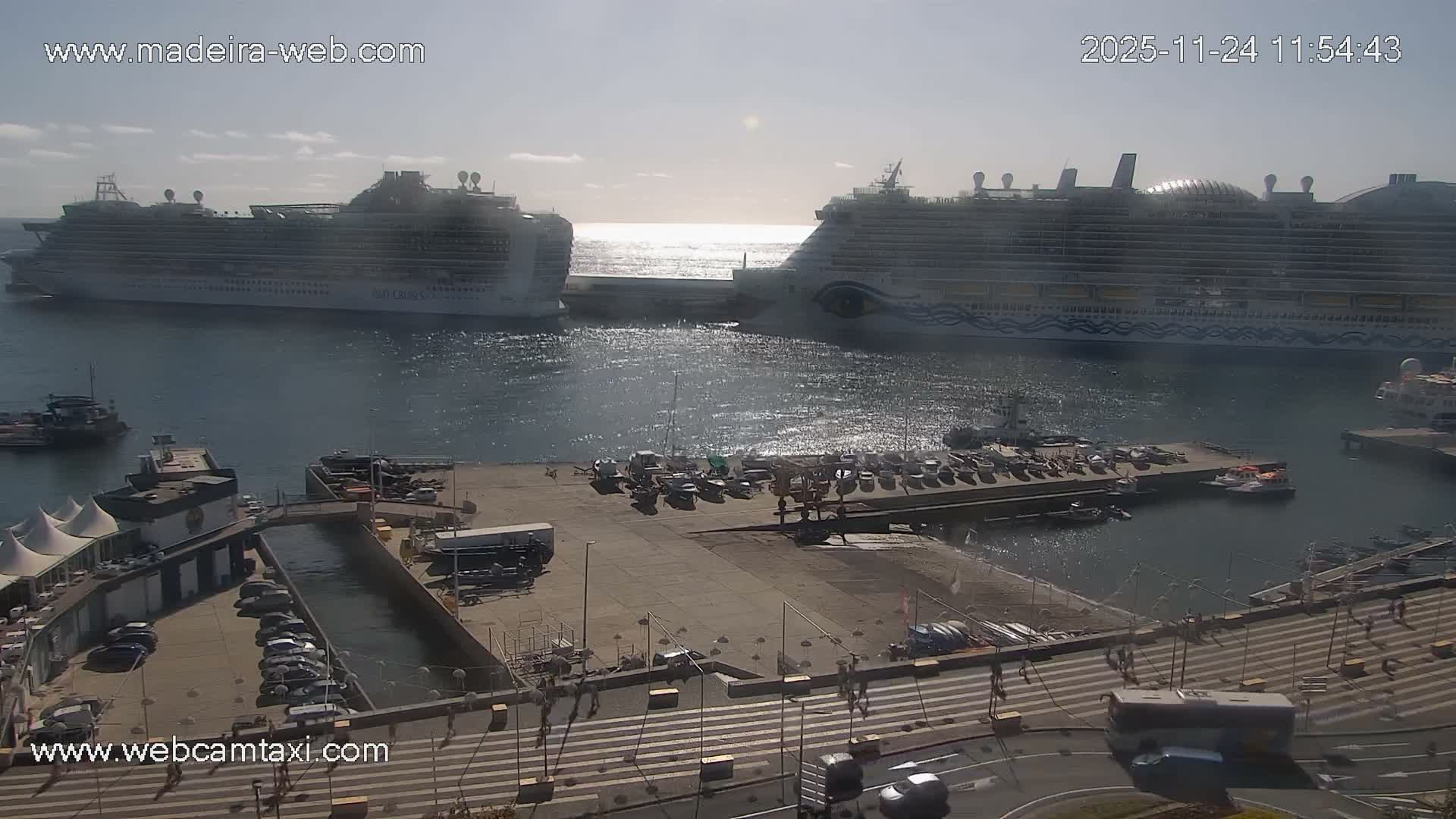 Funchal Marina & Coast Live Cam - Funchal, Madeira, Portugal