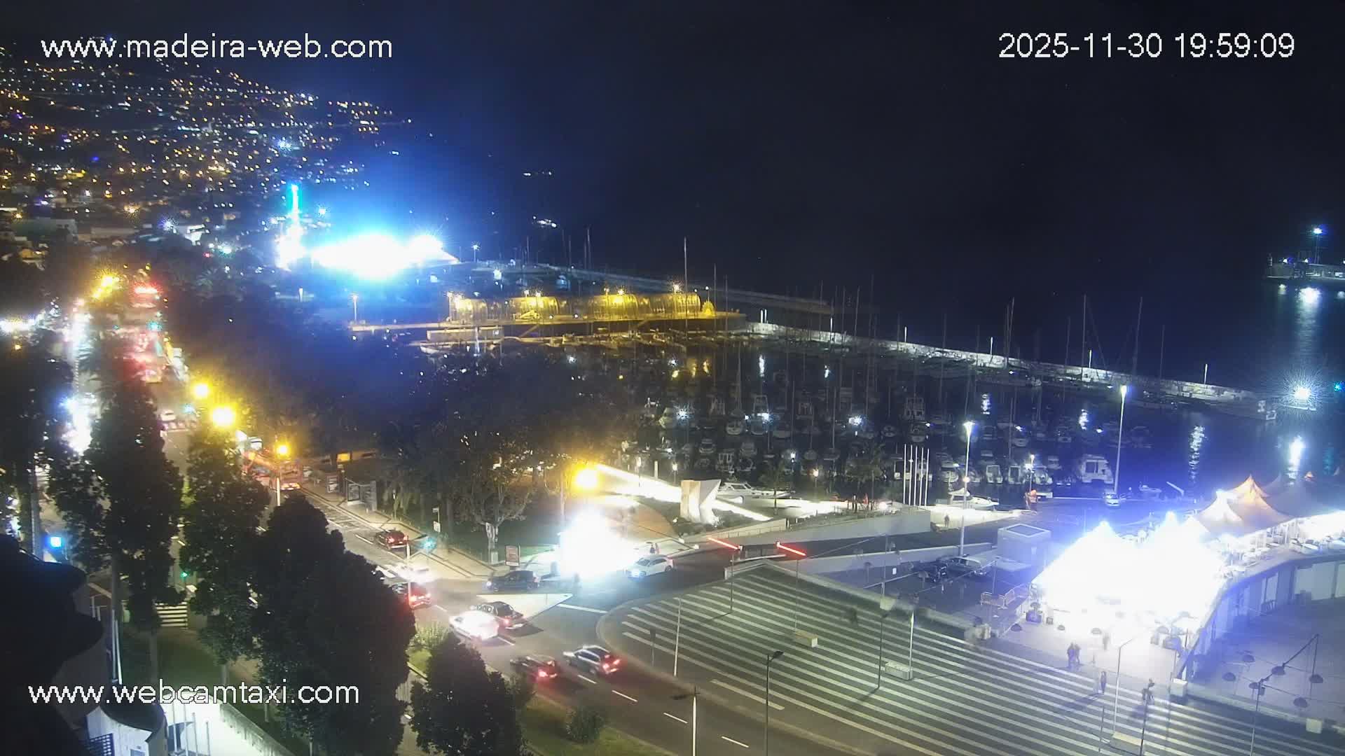 Funchal Marina & Coast Live Cam - Funchal, Madeira, Portugal