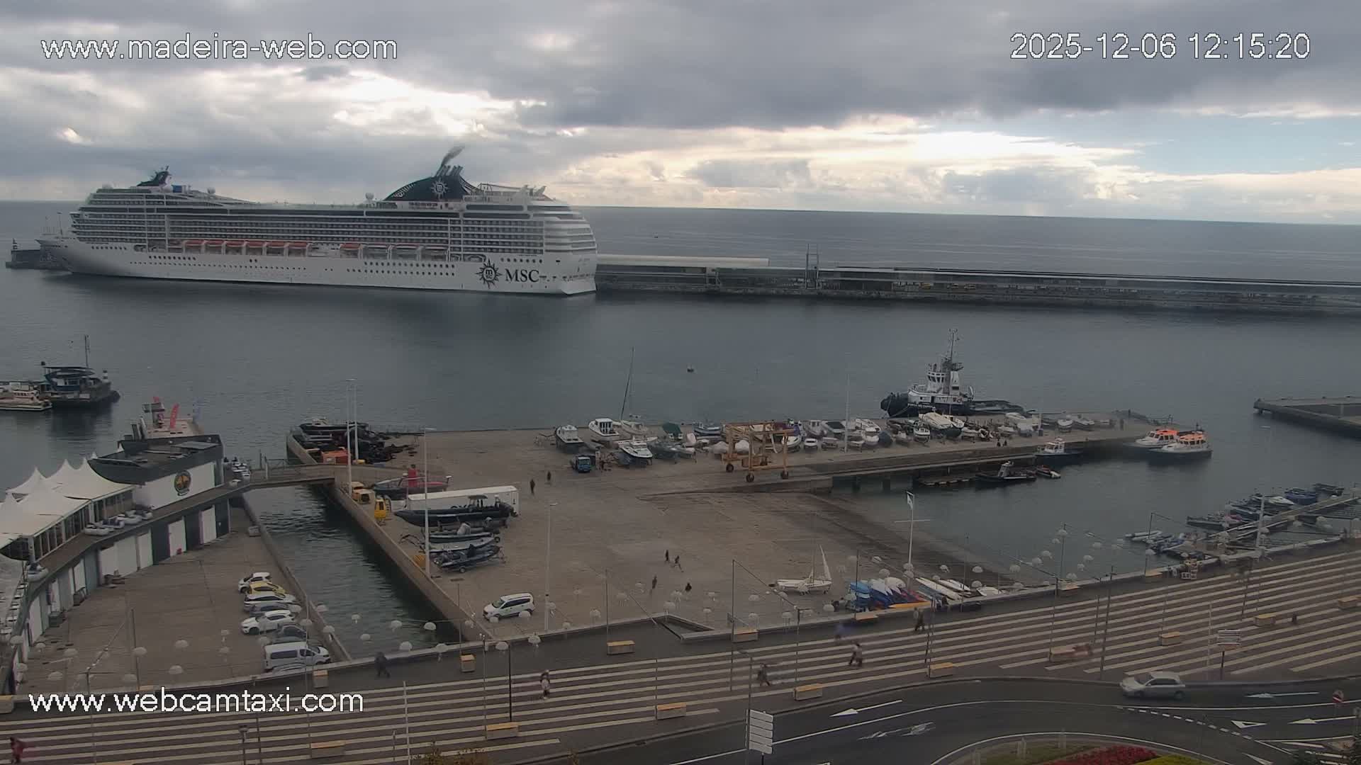 Funchal Marina & Coast Live Cam - Funchal, Madeira, Portugal