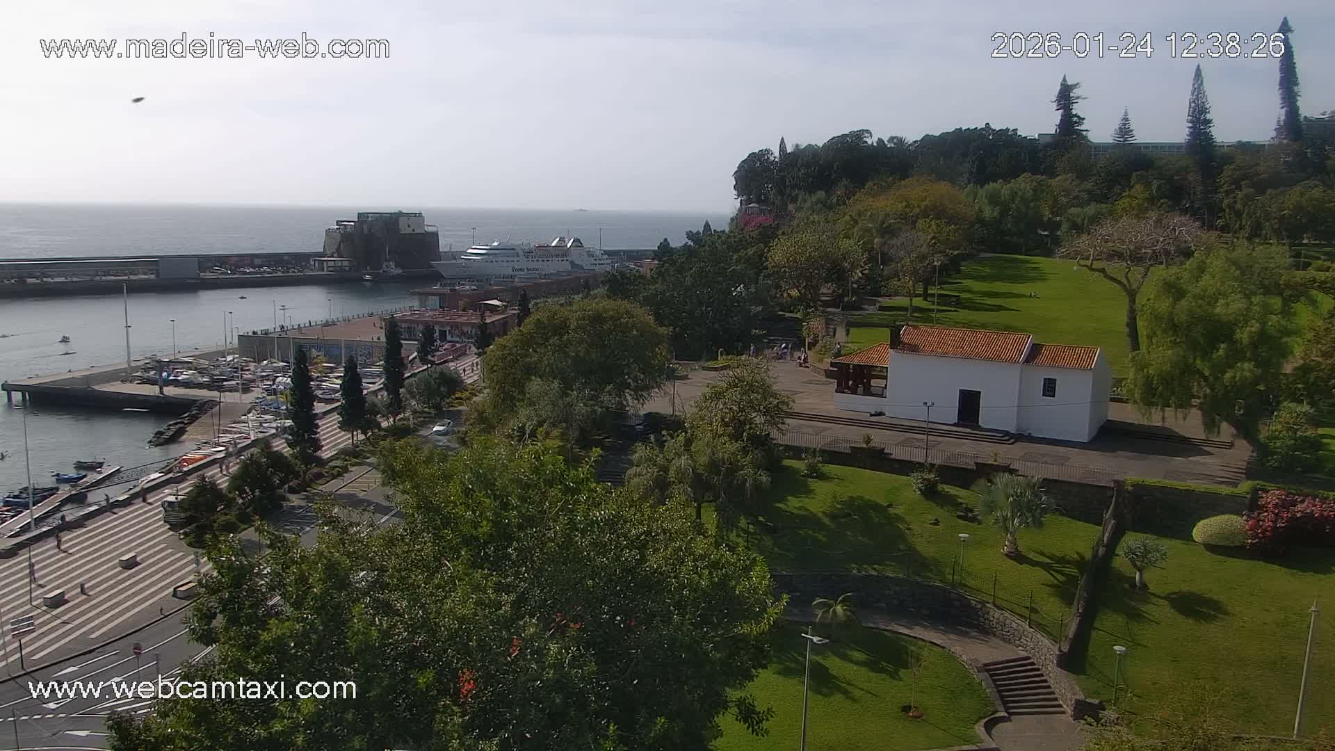 Funchal Marina & Coast Live Cam - Funchal, Madeira, Portugal