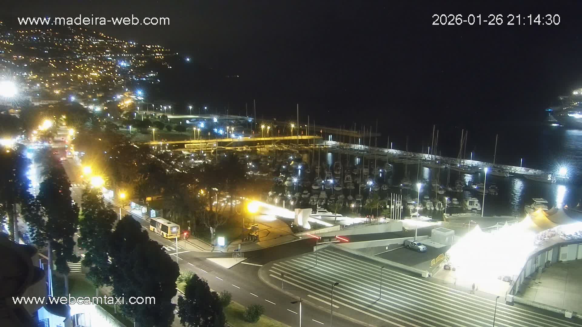 Funchal Marina & Coast Live Cam - Funchal, Madeira, Portugal