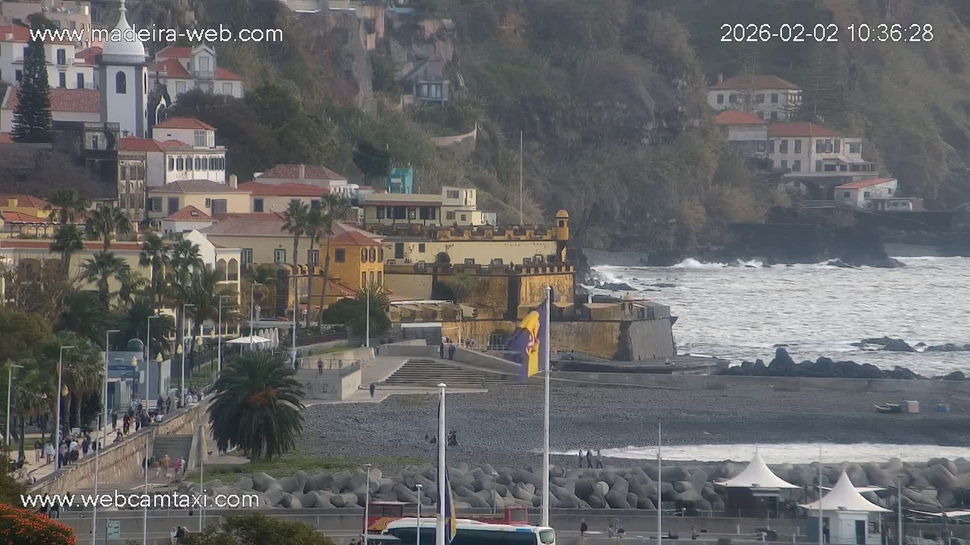 Funchal Marina & Coast Live Cam - Funchal, Madeira, Portugal