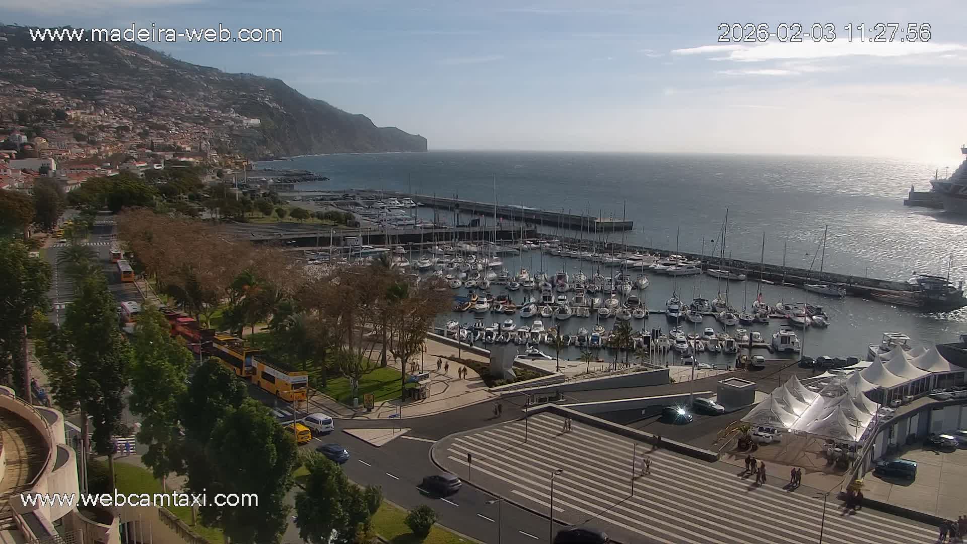 Funchal Marina & Coast Live Cam - Funchal, Madeira, Portugal