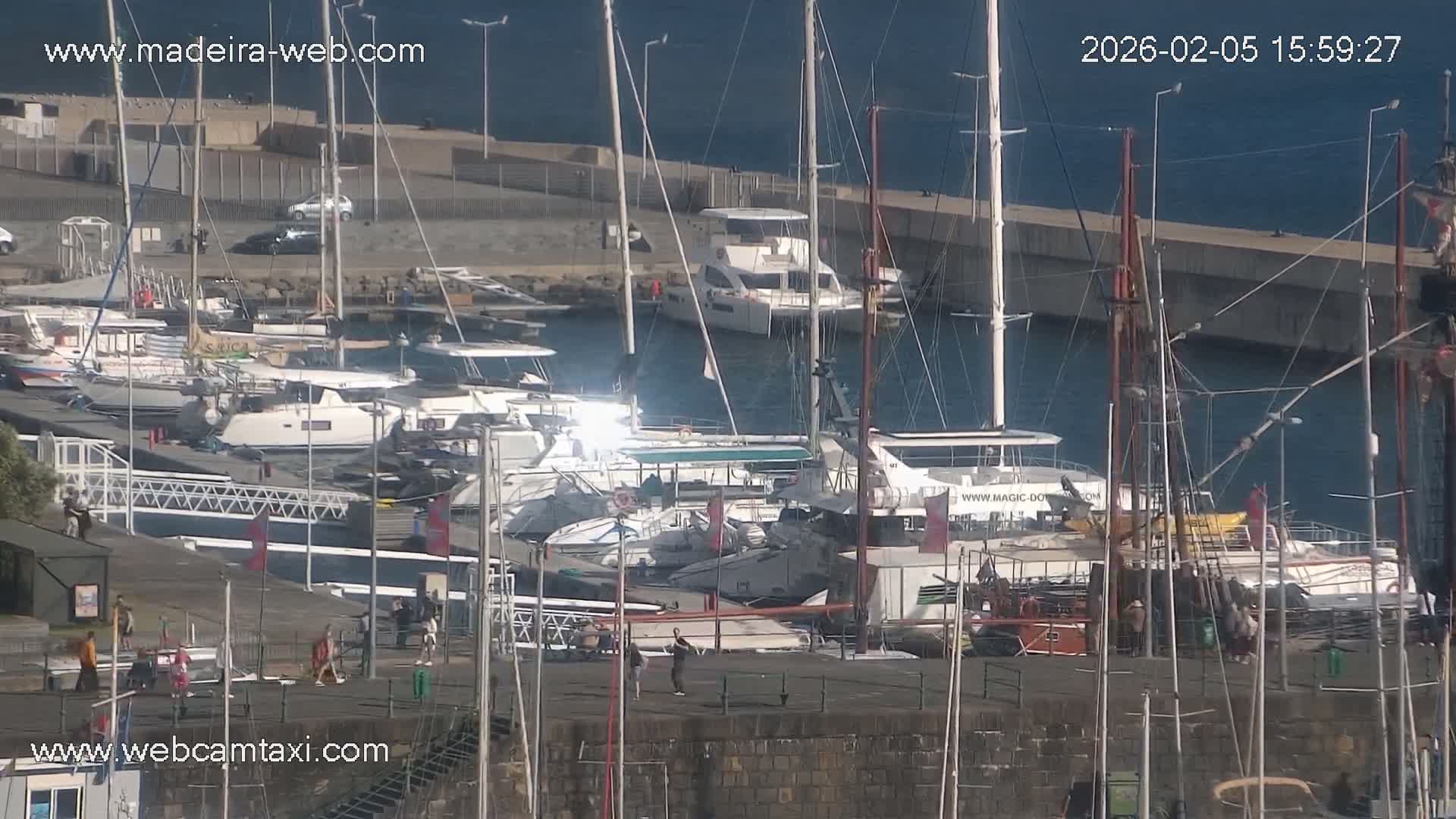 Funchal Marina & Coast Live Cam - Funchal, Madeira, Portugal