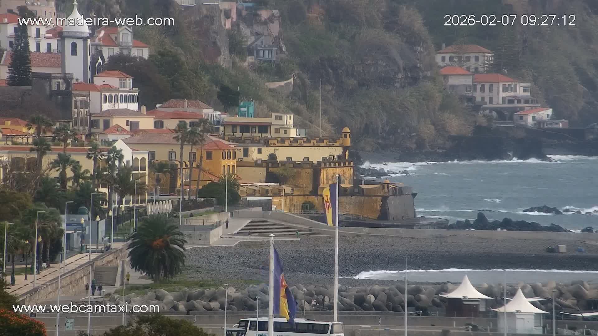 Funchal Marina & Coast Live Cam - Funchal, Madeira, Portugal