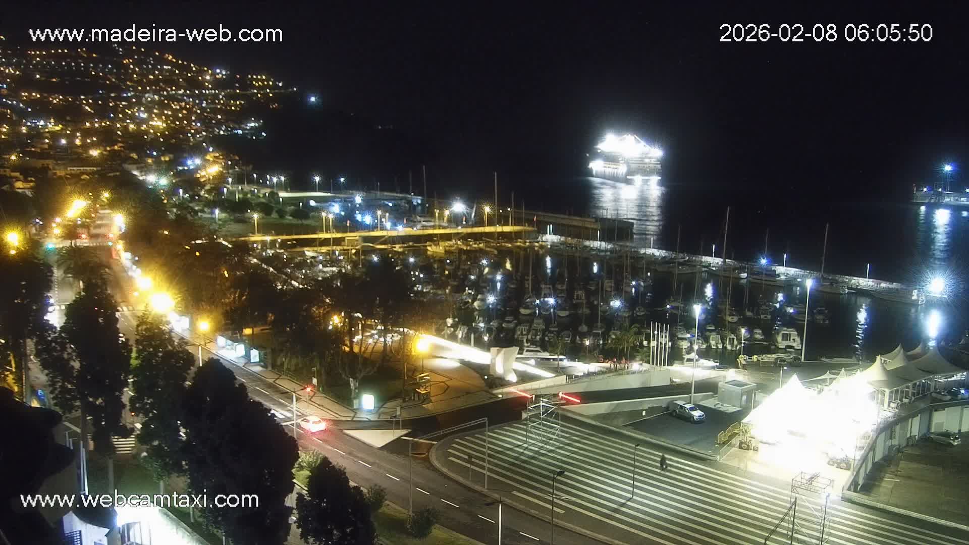 Funchal Marina & Coast Live Cam - Funchal, Madeira, Portugal