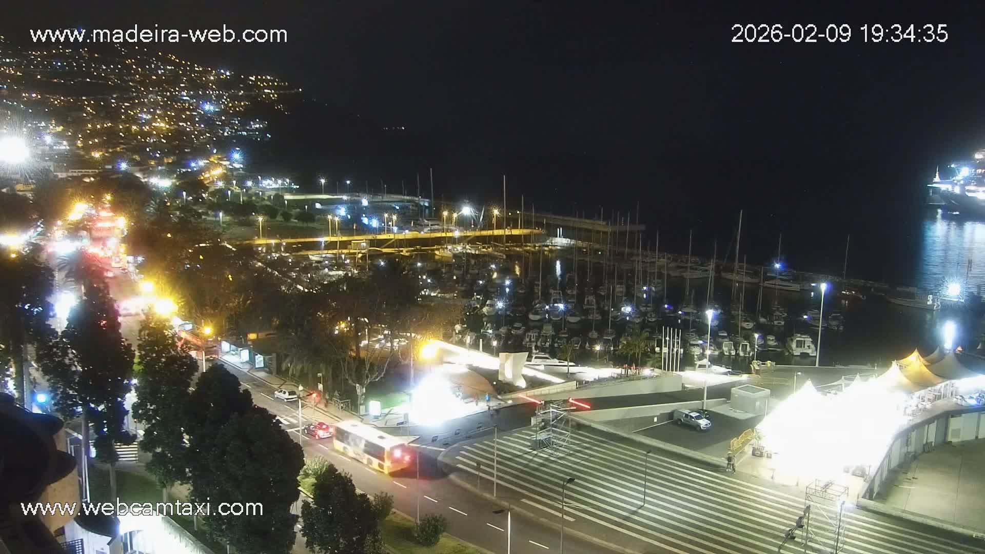 Funchal Marina & Coast Live Cam - Funchal, Madeira, Portugal