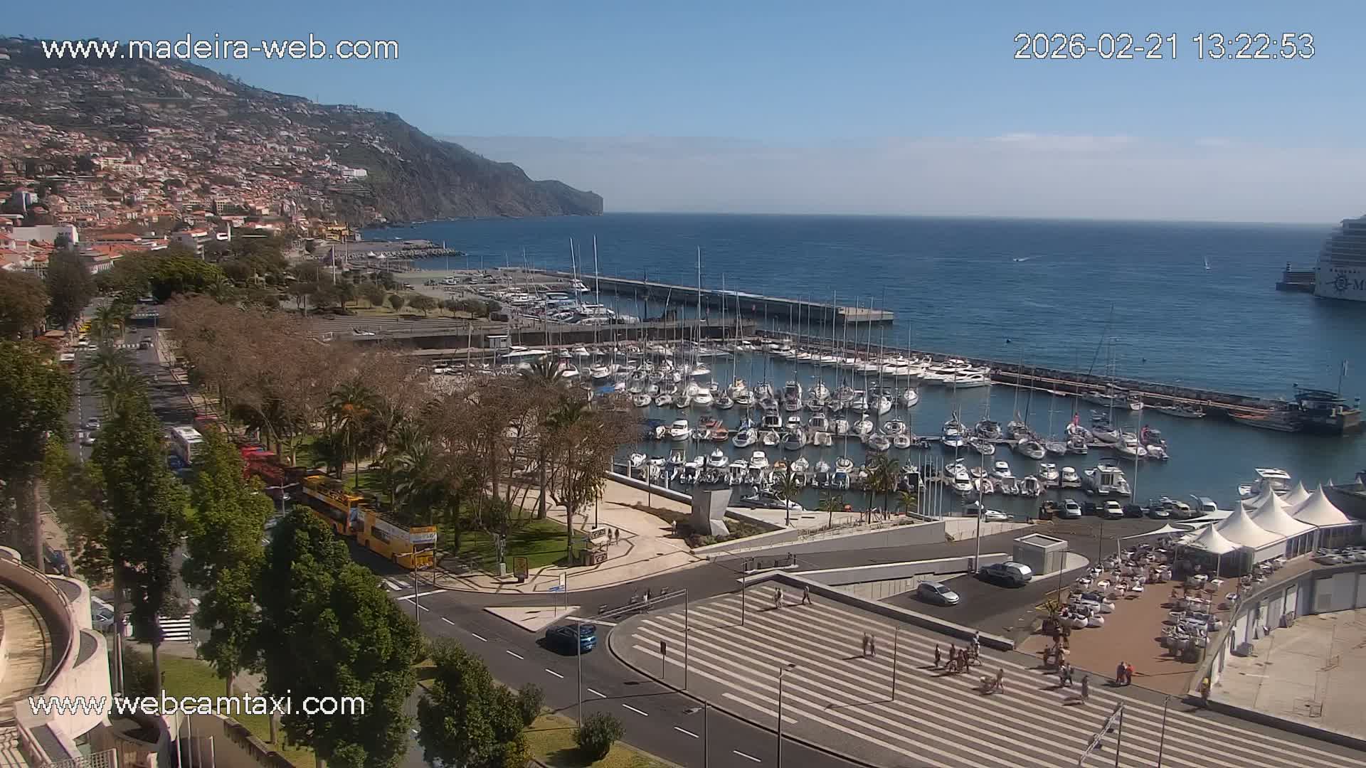 Funchal Marina & Coast Live Cam - Funchal, Madeira, Portugal